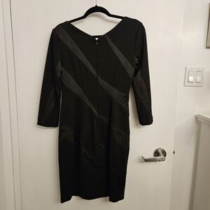 Max & Cleo Black Long Sleeve Dress